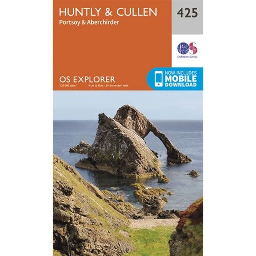 OS Explorer Map 425 - Huntly and Cullen